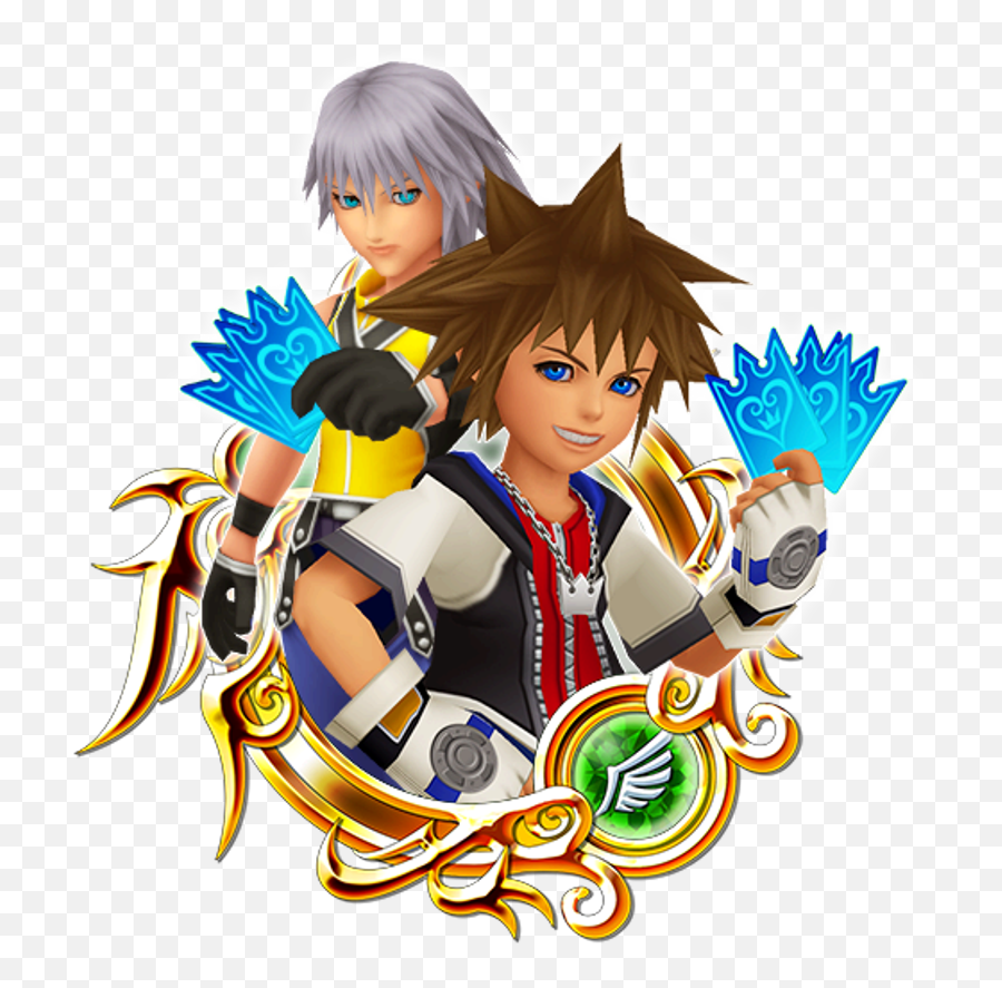 Kingdom Hearts Sora And Riku - Kingdom Hearts Sora And Riku Png,Riku Png