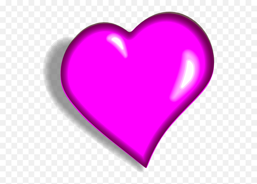Hot Pink Heart Png Picture - Heart Clip Art,Pink Heart Png