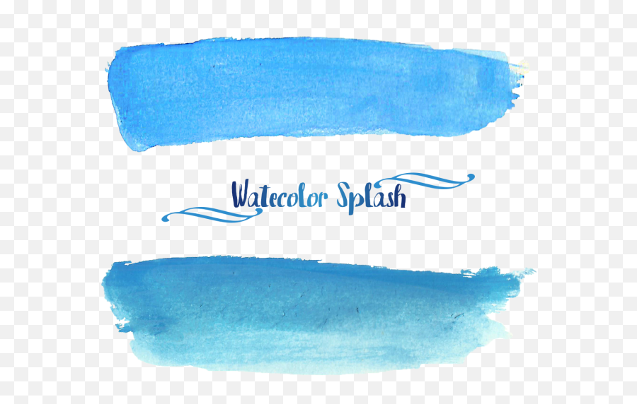 Watercolor Blue Png Clip Library - Png Azul,Blue Watercolor Png