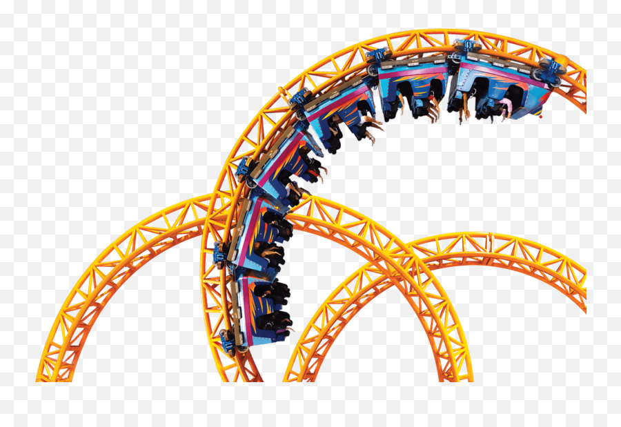 Library Of Roller Coaster Svg Black And - Theme Park Rides Png,Rollercoaster Png