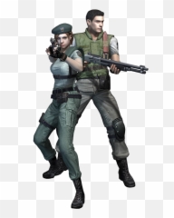 Jill Valentine Chris Redfield - Resident Evil Jill And Chris Png,Chris Redfield Png