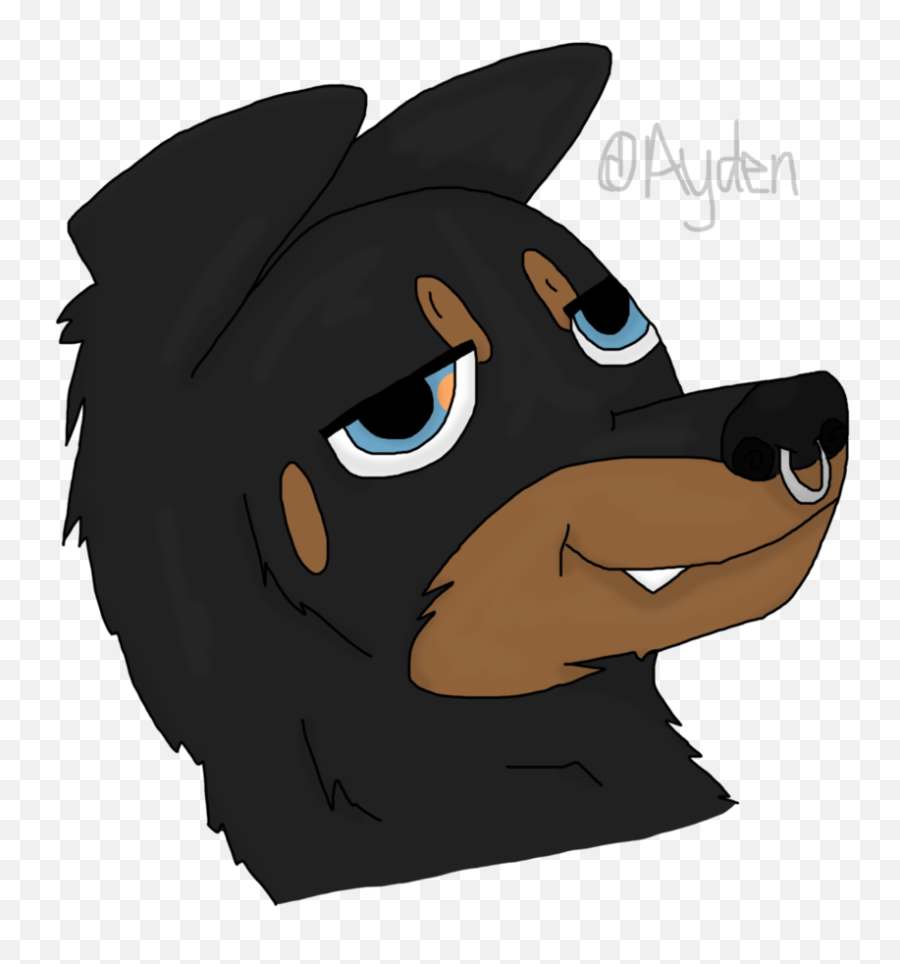 Character Digital Art For Captainglitch By Xxaydenxx Png Rottweiler