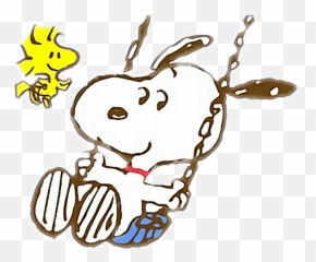 Snoopy And Woodstock Transparent - png