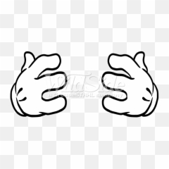Cartoon Hands Grabbing - Transparent Background png