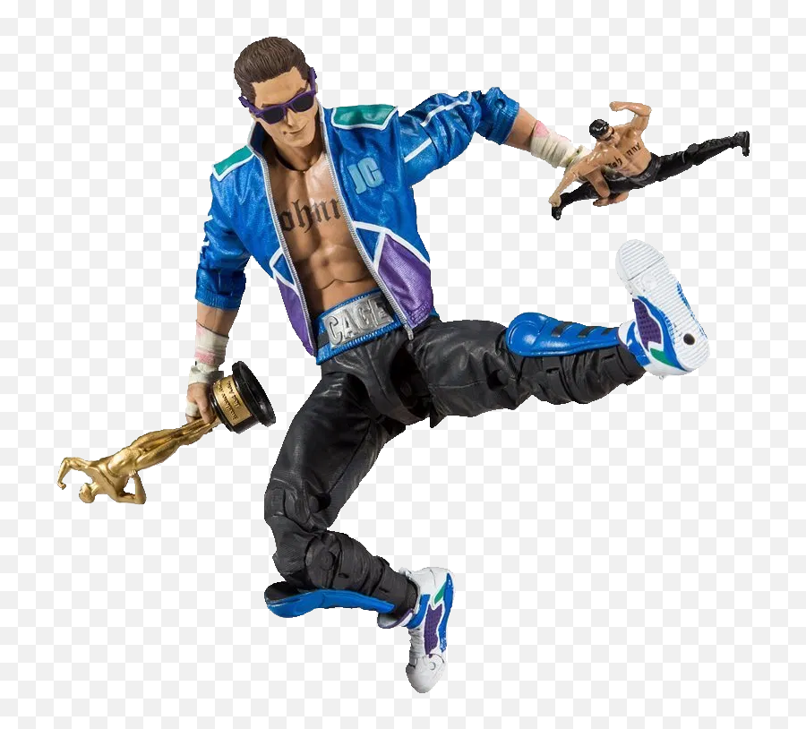 Mortal Kombat Xi Johnny Cage Action Figure Bulletproof Villain - Johnny Cage Action Figure Png,Johnny Cage Png