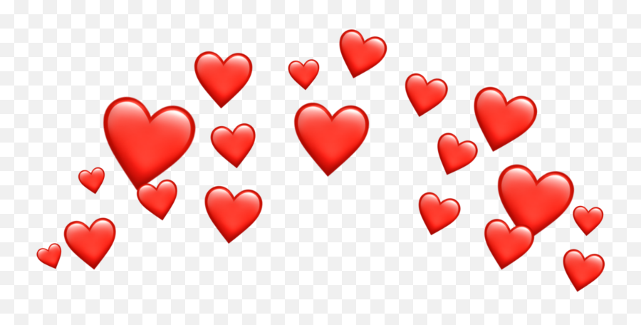 Freetoeditcrown Heart Hearts Emoji Emojis Tumblr - Blue Heart Crown Transparent Png,Hearts Background Png