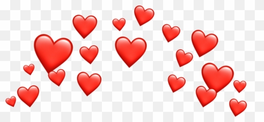 Freetoeditcrown Heart Hearts Emoji Emojis Tumblr - Blue Heart Crown Transparent Png,Hearts Background Png