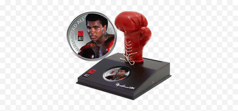 Fiji 2012 2 Muhammad Ali Coin Programme Proof Silver - Coin Mohammed Ali Png,Muhammad Ali Png