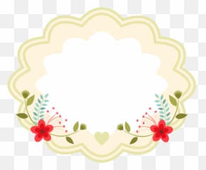 Clipart Arrows Shabby Chic - Frames Floral Png Transparent