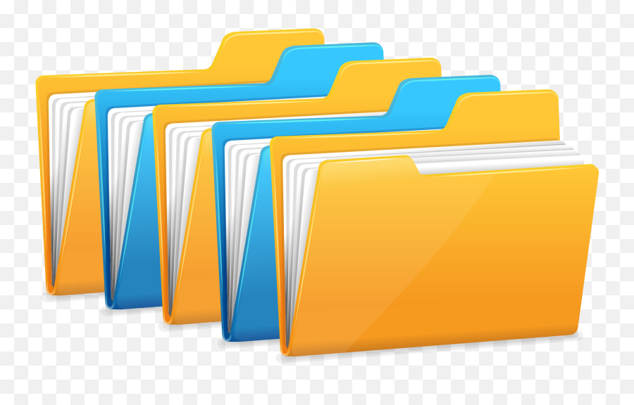 File Folder Vector Png - Folder File Icon Png,Manila Folder Png
