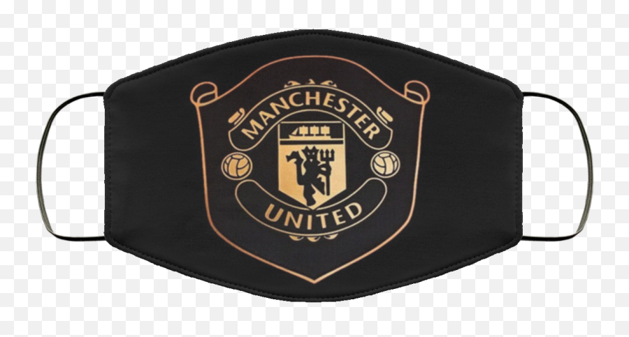 Manchester United Logo Face Mask Washable Reusable - Manchester United Face Mask Png,Manchester United Logo Png