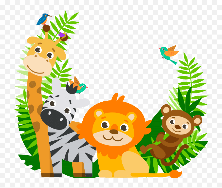 Jungle Animals Png - Jungle Animals Cartoon Png,Jungle Animals Png - free  transparent png images 
