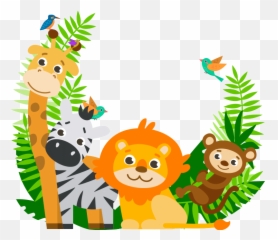 Jungle Animals Png - Jungle Animals Cartoon Png,Jungle Animals Png