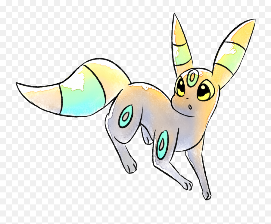 Pastel Umbreon - Cartoon Png,Umbreon Png