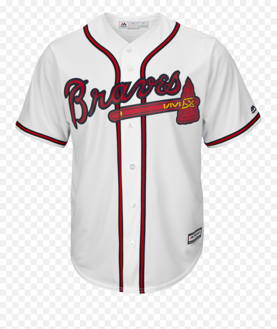 Atlanta Braves Replica Adult Home Jersey - Braves Jerseys Png,Atlanta Braves Logo Png