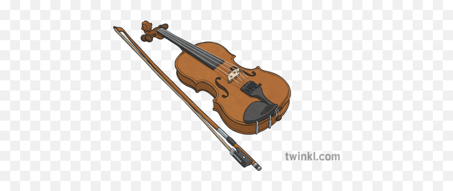 Violin Music Instrument String Ks2 Illustration - Twinkl Violin Illustration Png,Violin Transparent