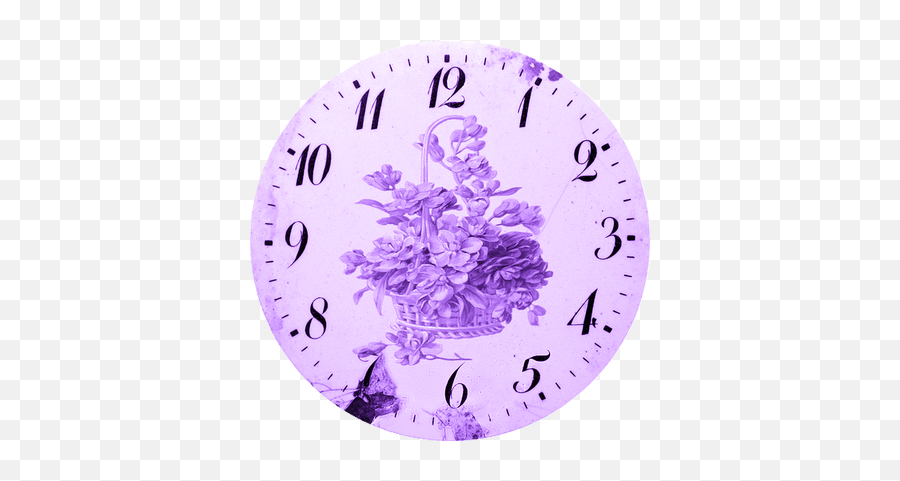 Clock - Parts Clockface Clocks Deco Decoration Flower Clock Face Vintage Jpg Png,Clock Face Png