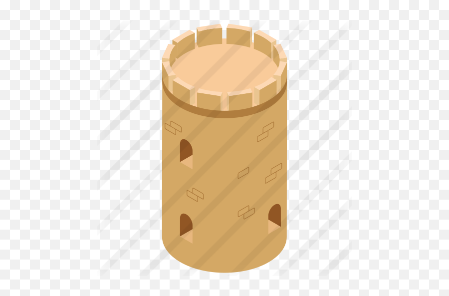 Castle Tower - Free Buildings Icons Cylinder Png,Castle Tower Png
