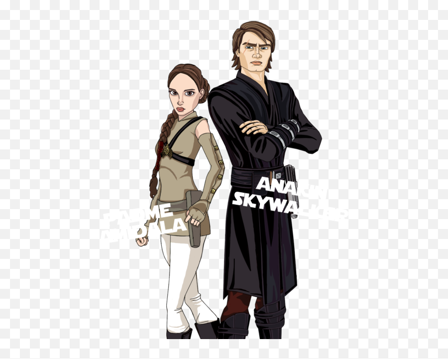 Cw Anakin And Padme - Anakin And Padme Fan Art 34782981 Star Wars Characters Png,Anakin Png