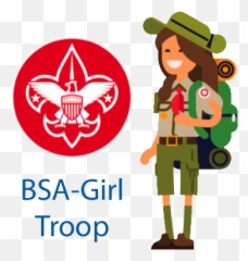 Scouts Bsa Troop 455 - Home Bsa Girl Clip Art png
