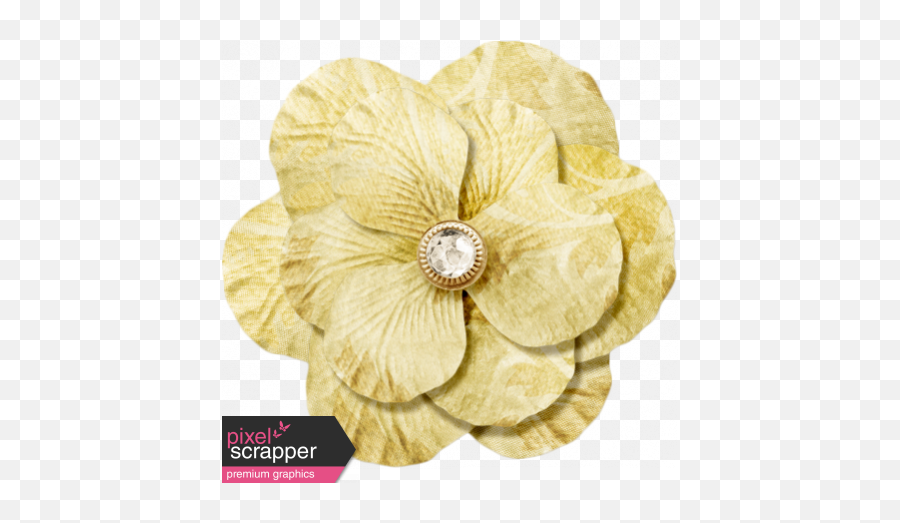 Shine - Big Gold Flower Graphic By Sheila Reid Pixel Embellishment Png,Gold Flower Png