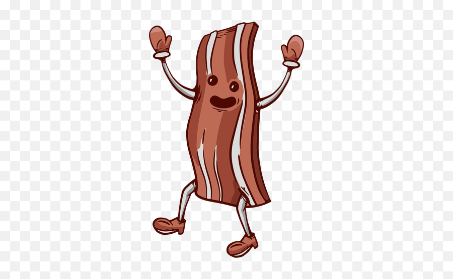 Hand Drawn Friendly Face Bacon - Transparent Png U0026 Svg Happy,Bacon Transparent