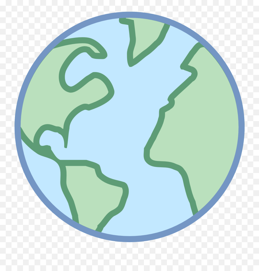 Iphone Globe Clipart - Color Globe Icon Png Transparent Png Drawable Picture Of The Earth,Globe Clipart Transparent