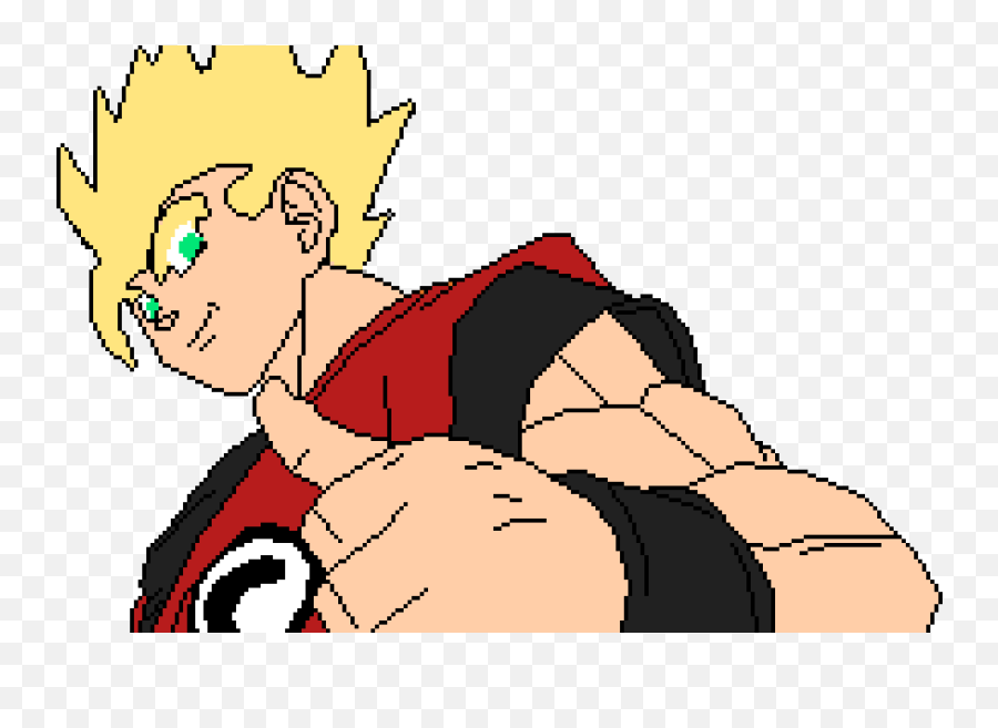 Pixilart - Colku Ssj1 By Narutohokage Cartoon Png,Naruto Hokage Png