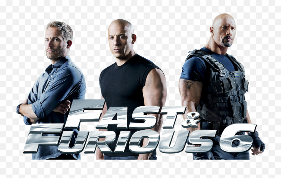The Fast And Furious Movie 6 - Vin Diesel Paul Walker Dwayne Johnson Png,Fast And Furious Logo
