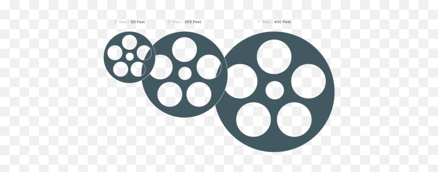 Film Reel Sizes U2013 Southtree - 35mm Film Reel Sizes Png,Film Reel Logo