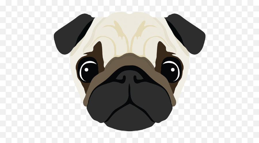 Puggle T - Shirt Puppy Gift Pug Png Download 710538 Pug Dog Cartoon Png,Pug Transparent