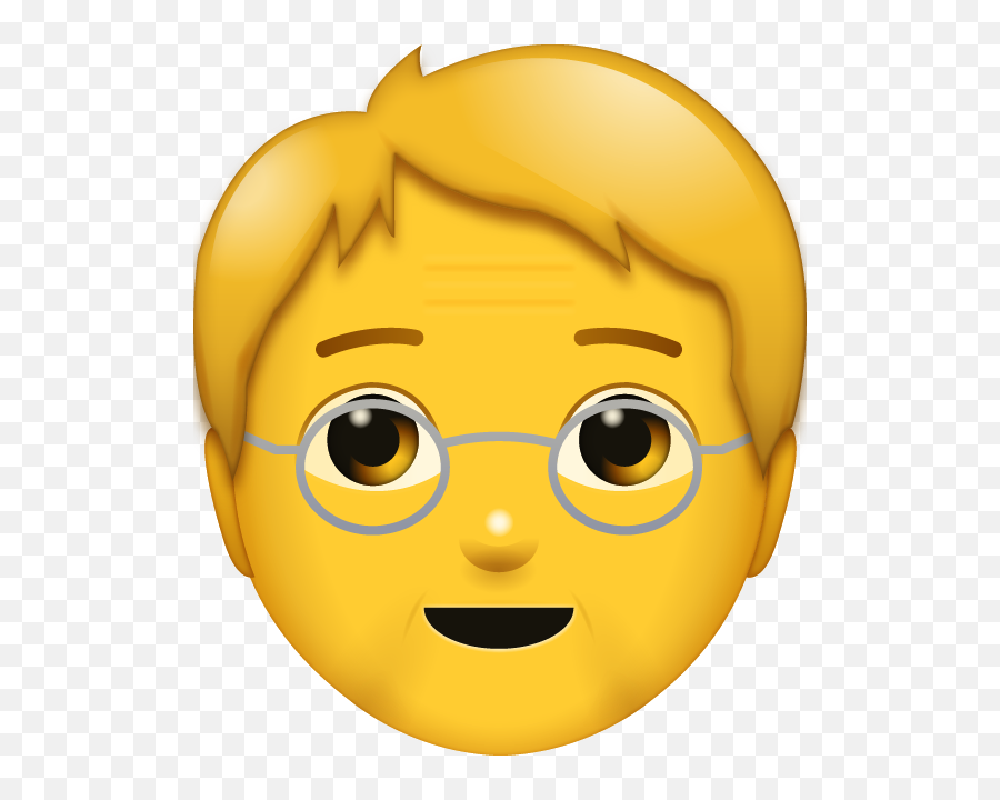Old Man Emoji Faces - Old Man Emoji Png,Man Emoji Png