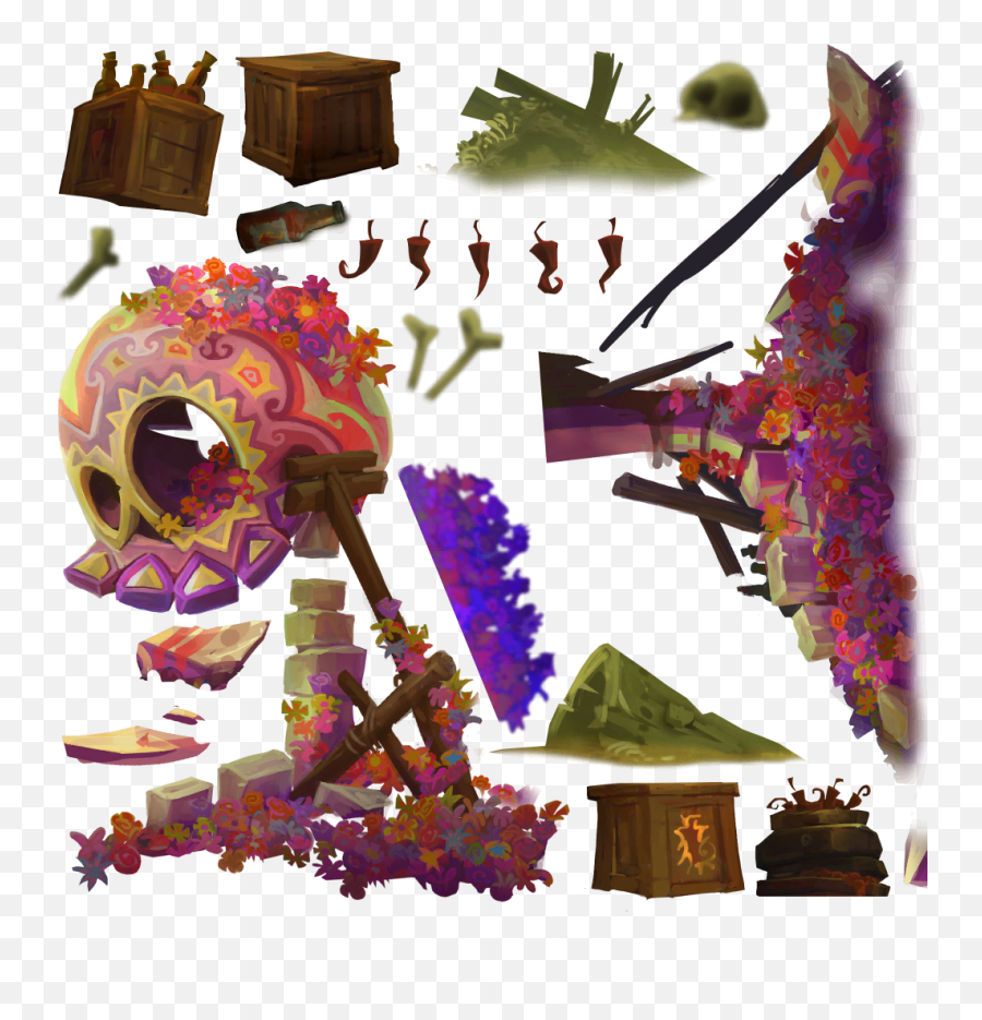 Concept Art Characters Rayman Legends - Rayman Legends Fiesta De Los Muertos Png,Rayman Png