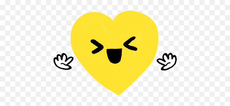 Multi Colored Heart Love Gif - Transparent Yellow Color Gif Png,Heart Transparent Gif