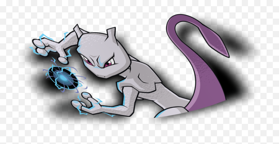 Mewtwo Peeker Sticker - Fictional Character Png,Mewtwo Transparent