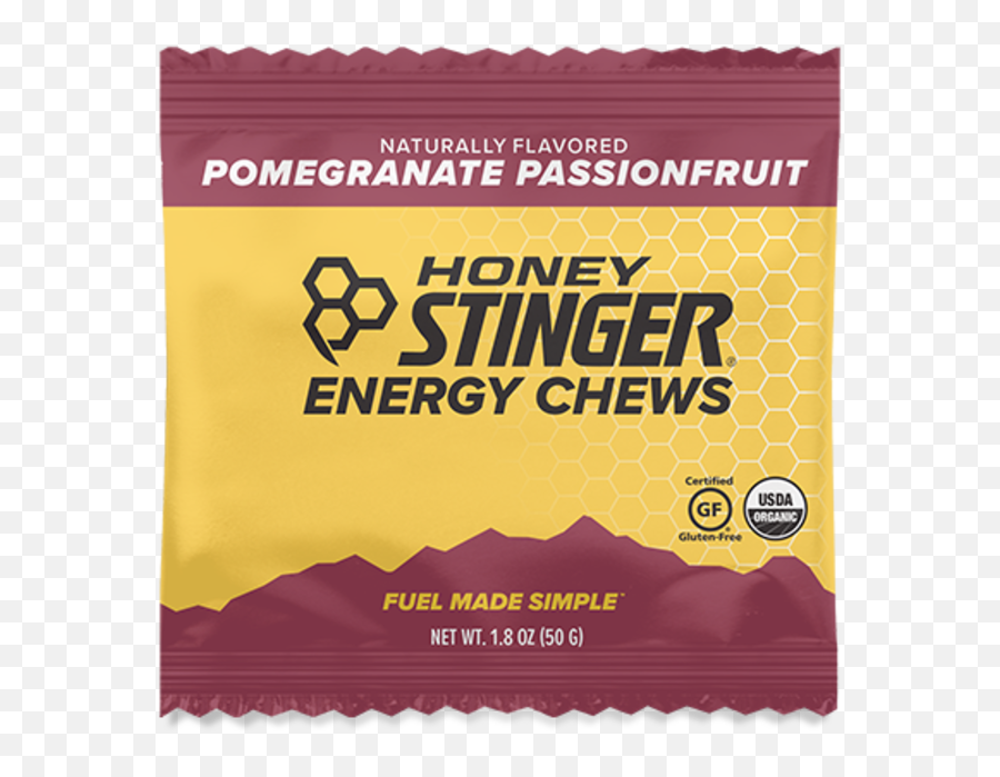 Organic Pomegranate Passionfruit Chews - Honey Stinger Hoodie Png,Pomegranate Icon