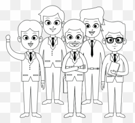 Team Of Young Business People Icon - Sharing png