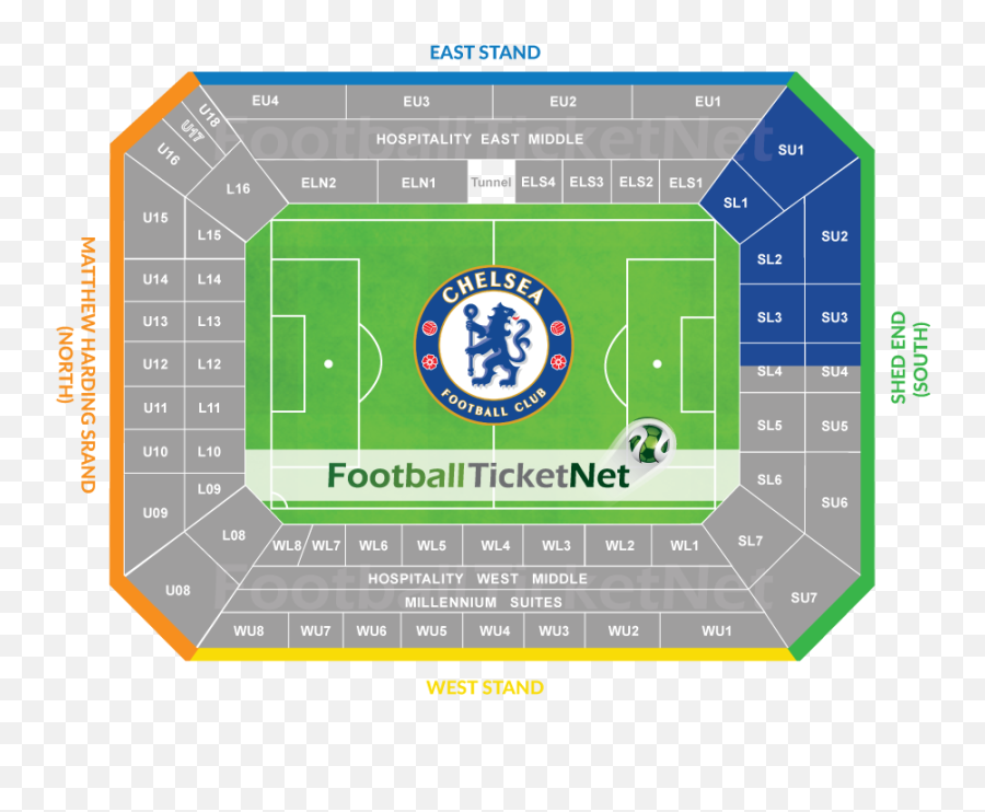 Download Arena Ball Old Chelsea Fc London Stadium Hq Png - Stamford Bridge Stadium Seating,Chelsea Png