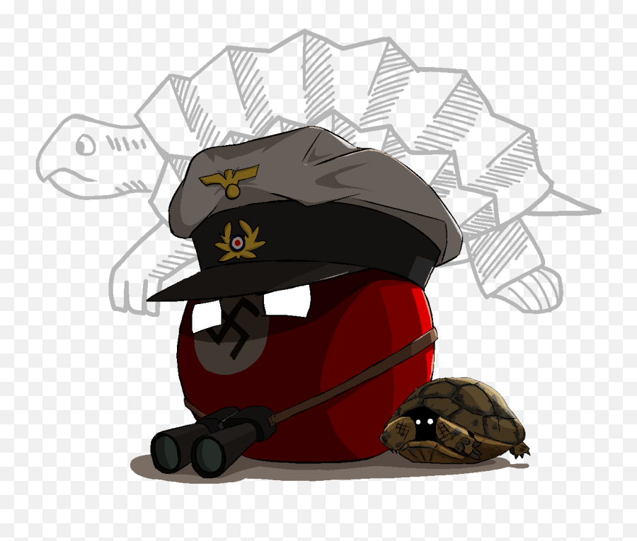 Nazi Germanyball - Fictional Character Png,Tiny German Flag Icon