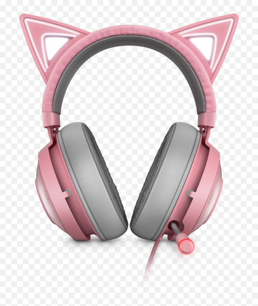 Razer Kraken Kitty Edition Usb Gaming - Razer Kraken Kitty Edt Gaming Headset Quartz Png,Razer Kraken 7.1 V2 Icon