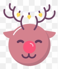 Christmas Holiday Emoji Png Transparent Background - Happy