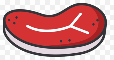 Transparent Png Svg Vector File - Cartoon Steak Transparent Background,Steak Png