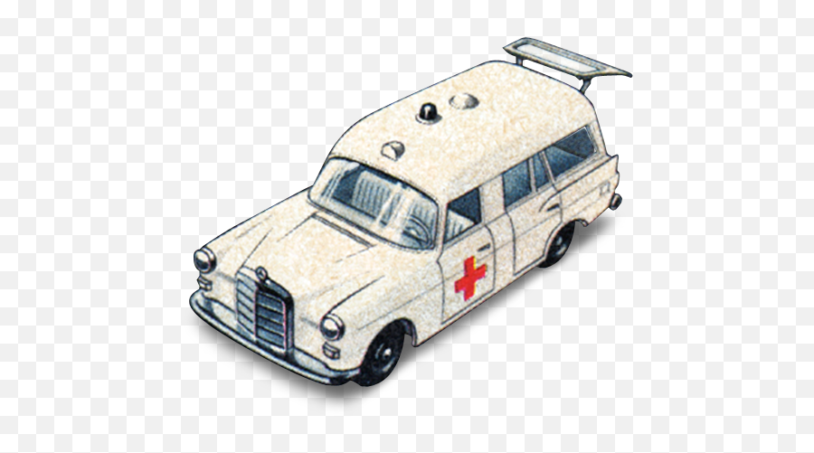 Mercedes Benz Ambulance With Open Boot Icon - 1960s Matchbox Matchbox Cars Png,Boot Icon Png