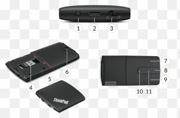 Thinkpad X1 Presenter Mouse Lenovo Us - Thinkpad png