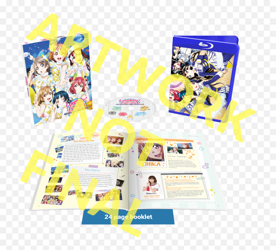Anime Limited Details Further August 2021 Uk Home Video - Love Live Over The Rainbow Blu Ray Png,Love Live School Idol Festival Icon With Glowing Lights Around