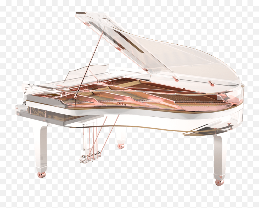 Transparent Acrylic Glass Pianos For - Rose Gold Piano Png,Piano Transparent
