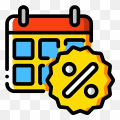 Discounts Icon Calendar Time Marketing - Language png