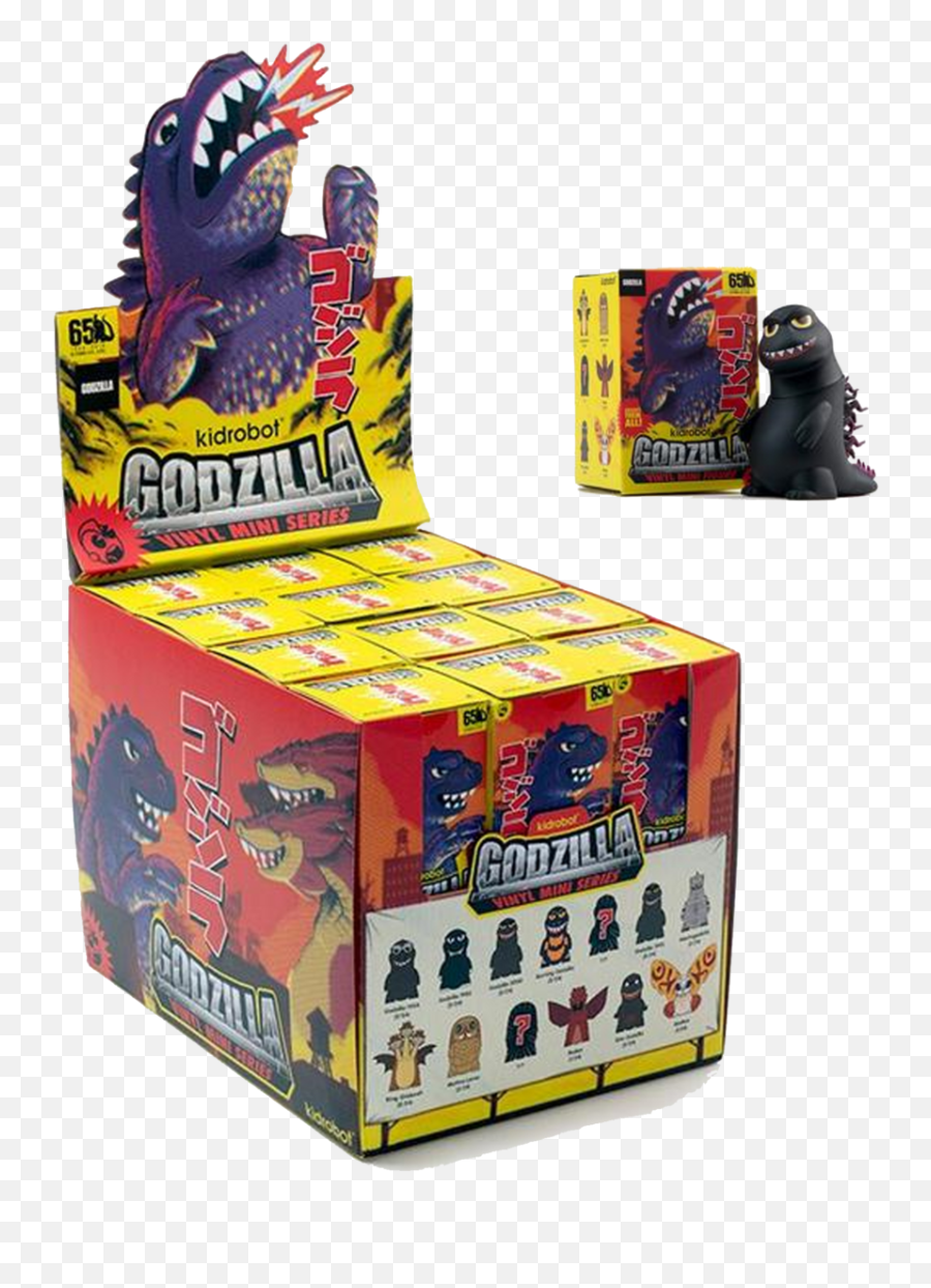 Godzilla King Of The Monsters Mini Figure Series - By Kidrobot Kidrobot Godzilla Png,Godzilla Transparent