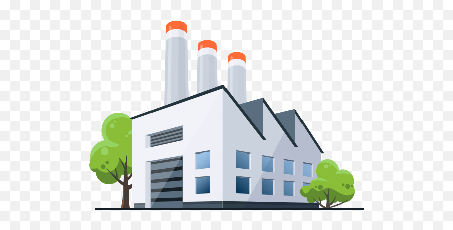Parking Solution - Builders U0026 Developers Design Different Types Of Buildings Png,Manufacturing Plant Icon