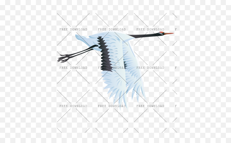 Crane Stork Bird Png Image With Transparent Background - Birds,Marlin Png